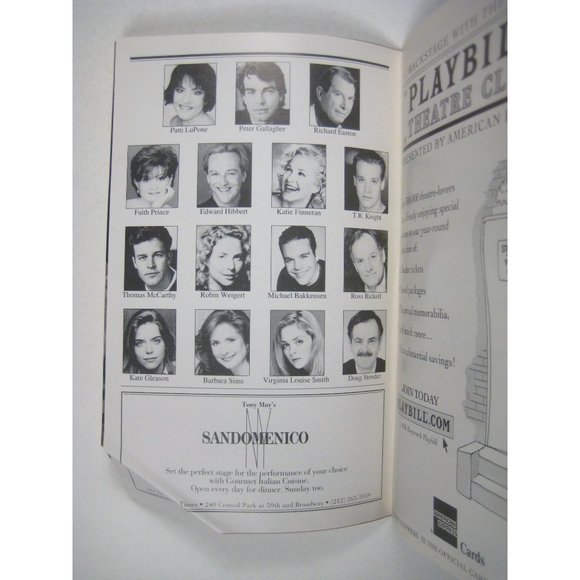 Noises Off Playbill Nothing On July 2002 Patty Lupone Peter Gallagher Easton - Picture 7 of 11